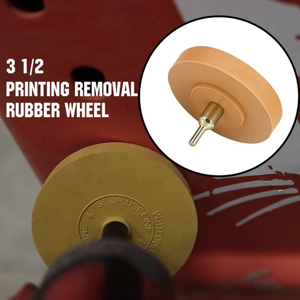 Car Decal Remover Eraser Wheel For Remove Glue Adhesive Sticker Pinstripe  USA